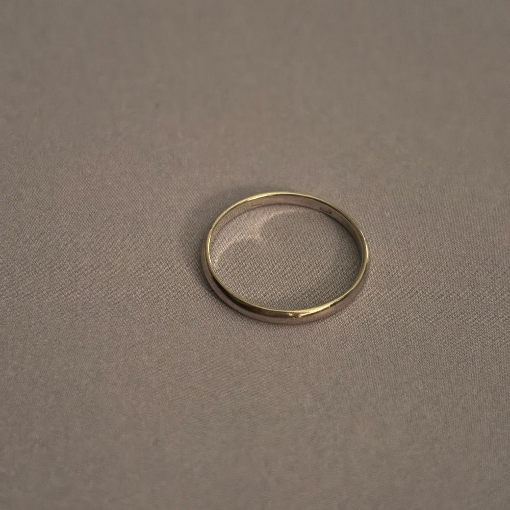 Sterling silver thin band Ring